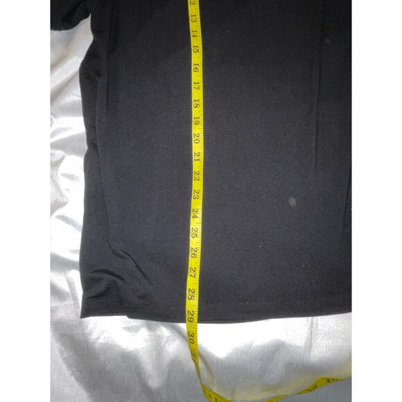 Nordstrom Basic Black Tunic Tee - Size XL -‎ Soft Rayon With Lots of Stretch - Picture 5 of 8